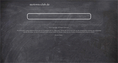 Desktop Screenshot of motown-club.de